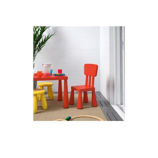 IKEA Mammut Kırmızı Çocuk Sandalyesi