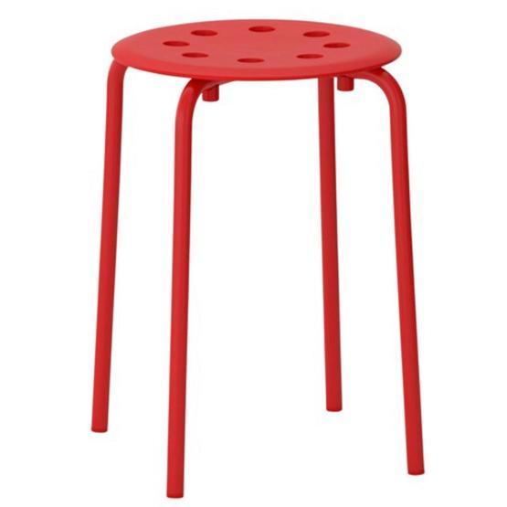 IKEA Marius Kırmızı Tabure