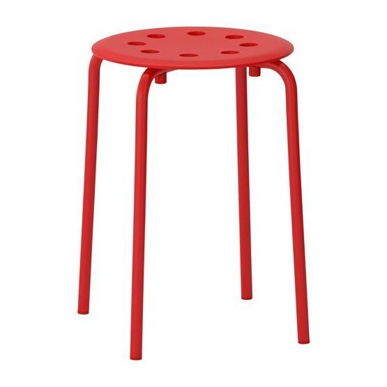 IKEA Marius Kırmızı Tabure