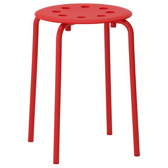 IKEA Marius Kırmızı Tabure Standart Tabure Fiyatı
