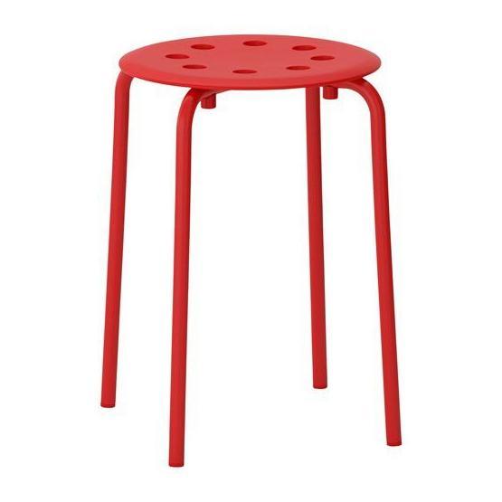 IKEA Marius Kırmızı Tabure