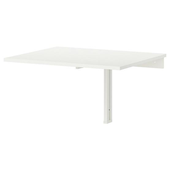 IKEA Norberg Beyaz 75x60 cm Duvara Monte Masa