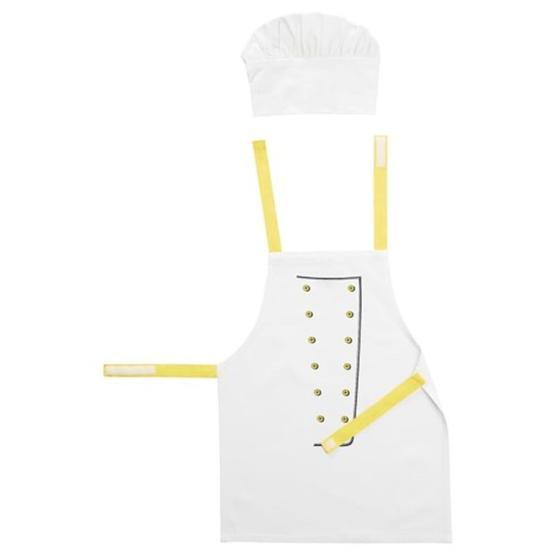 IKEA Toppklocka Beyaz Sarı 57 cm Çocuk Önlüğü Ve Şapka