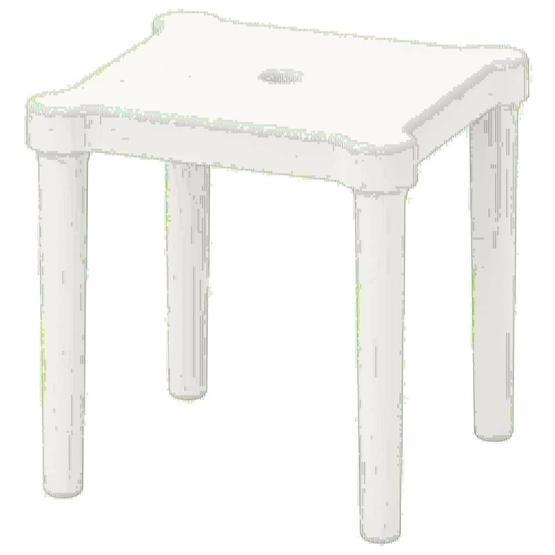 IKEA Utter Beyaz Çocuk Taburesi