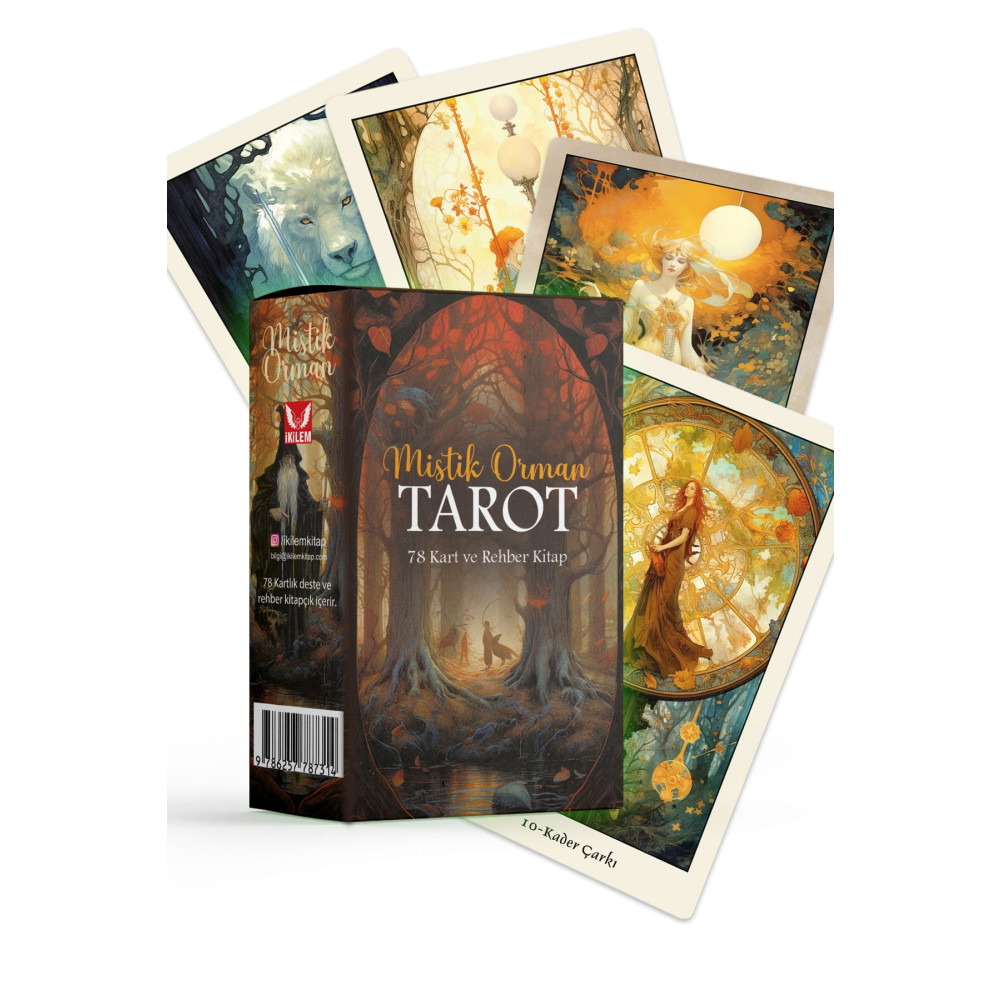 İkilem Yayınevi Mistik Orman Tarot / 78 Kart ve Rehber Kitapçık Astroloji - Fal - Rüya Tabirleri Fiyatı