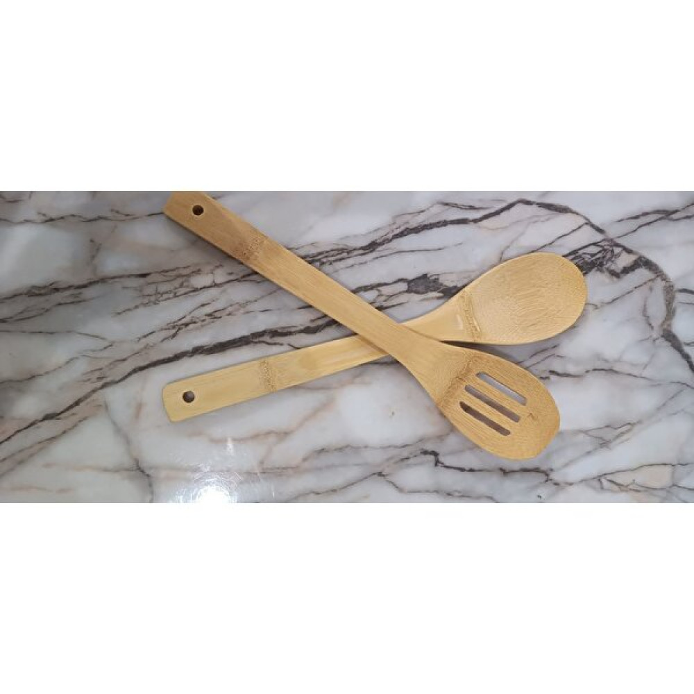 Ikili Bamboo Tahta Kaşık Seti - Ahşap Çatal / Kaşık / Bıçak Takımları Fiyatı