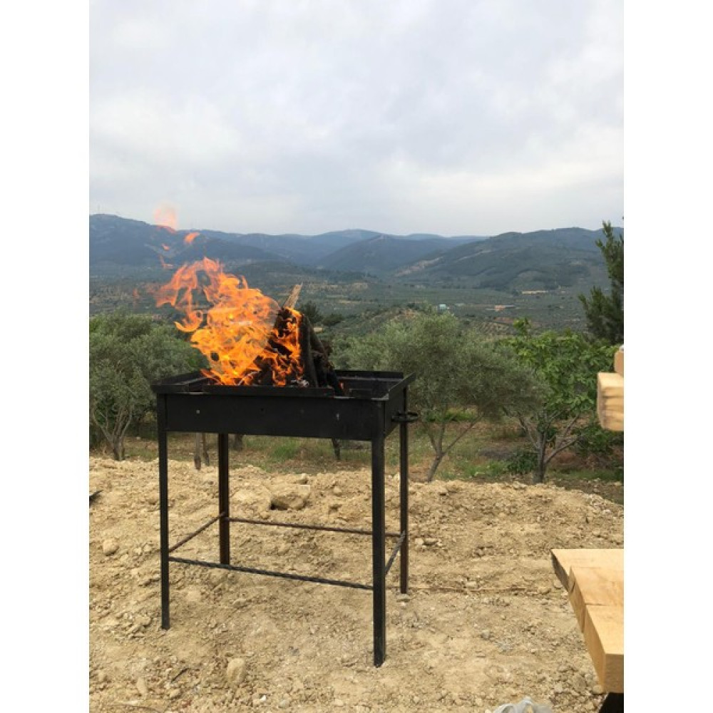 İklim 40X60 Demir Mangal Barbekü Oluklu Saç Izgara Bahçe Mangalı & Barbekü Fiyatı