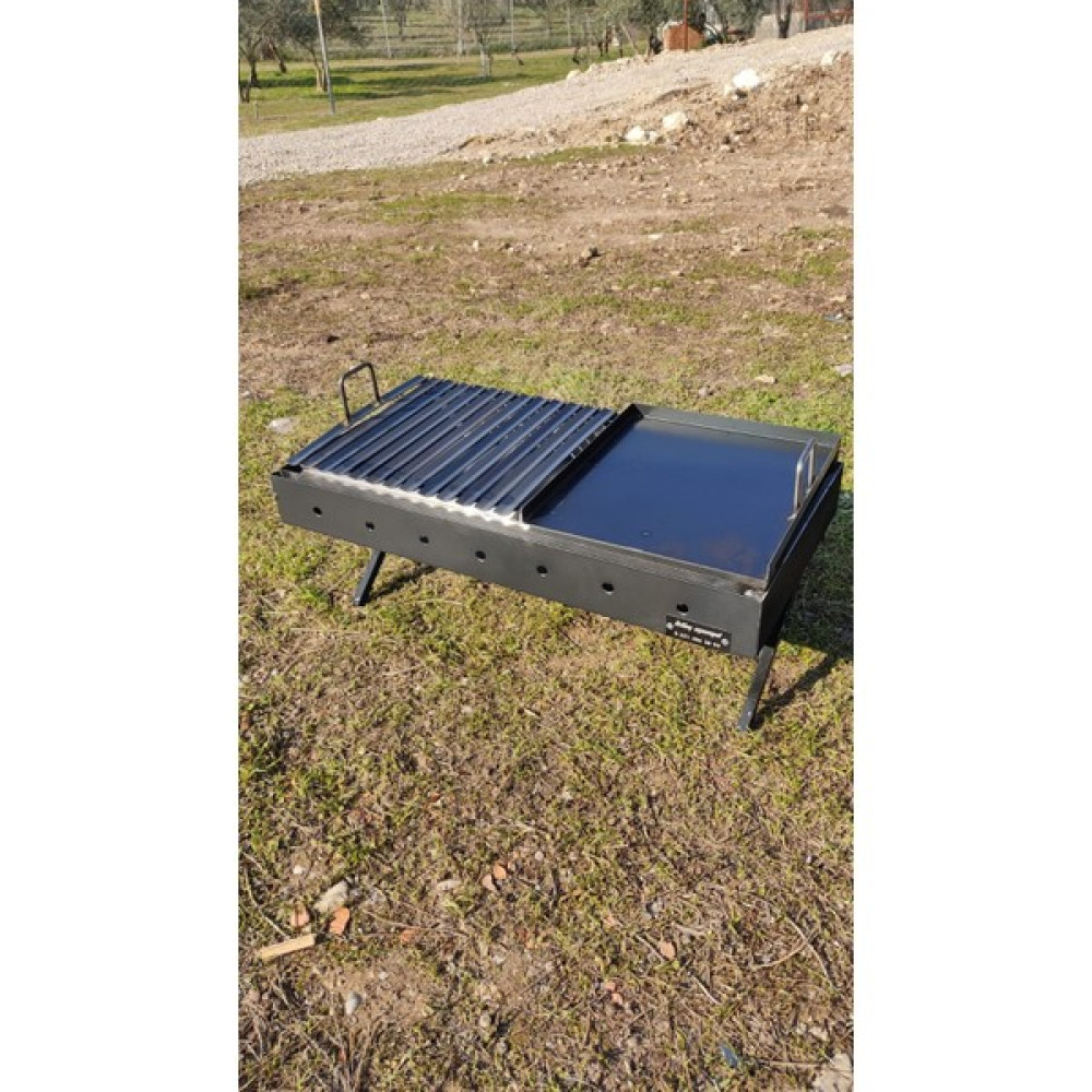 İklim Mangal 35X70 Tavalı ve Oluklu Izgaralı Katlanır Mangal Bahçe Mangalı & Barbekü Fiyatı