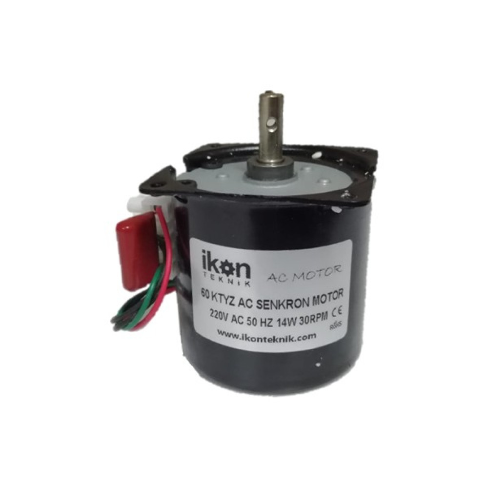 Ikon Ac Senkron Motor 60 Ktyz 30 Rpm 14W Viyol Motoru, Çevirme Motoru Elektrikli Mutfak Aletleri Fiyatı