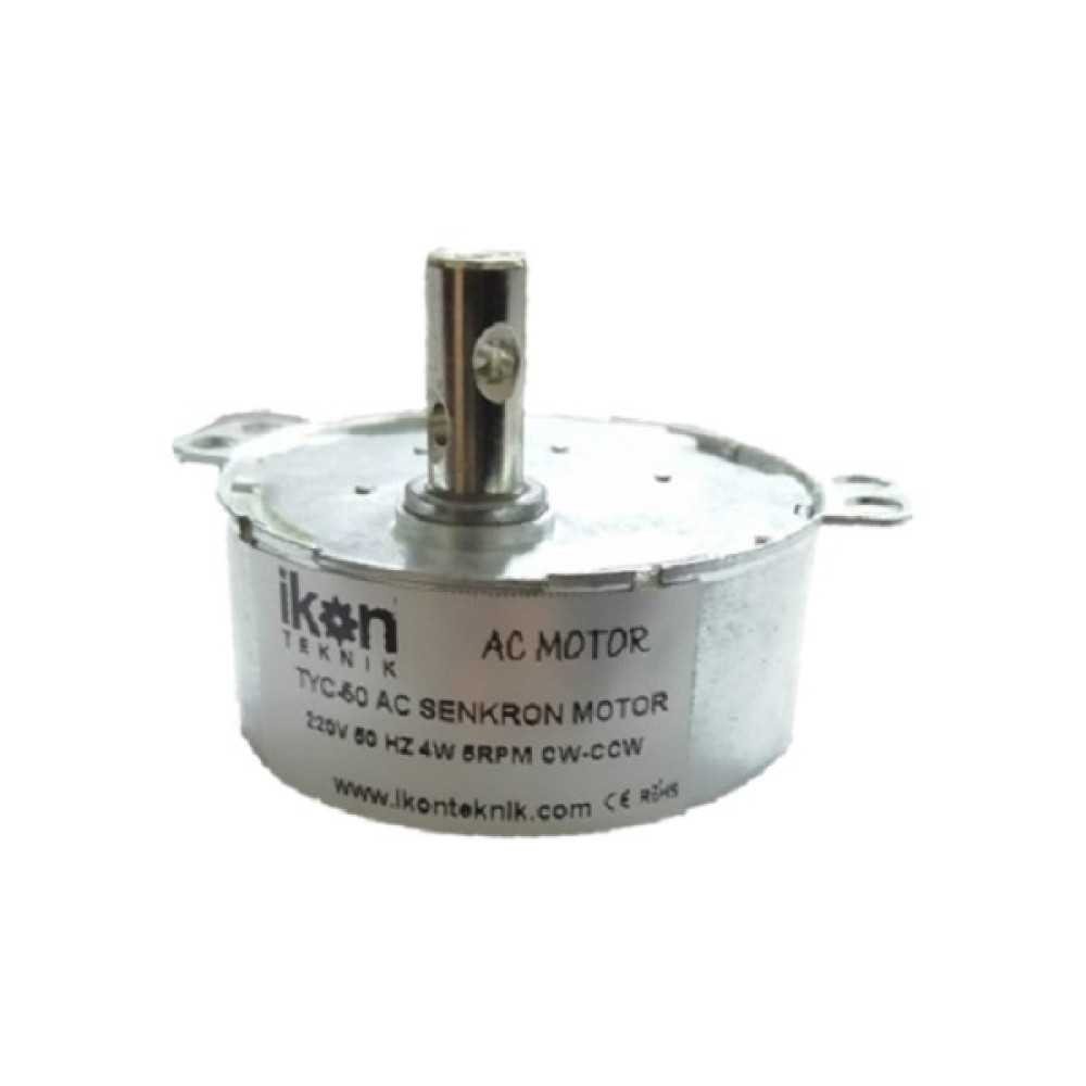 Ikon Ac Senkron Motor TYC50 5 Rpm 4W, Elektrikli Şömine Motoru, Viyol Motoru TYC50 5rpm Cw/ccw Elektrikli Mutfak Aletleri Fiyatı