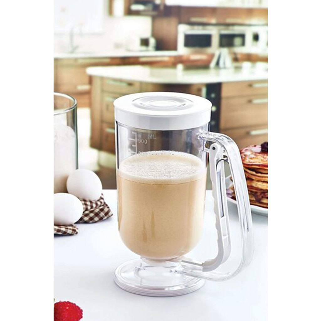 İkon Avm Pankek Hamur Akıtma Pratik Ölçülü Hamur Dağıtıcı Porsiyonlayıcı 900 ml Diğer Fiyatı