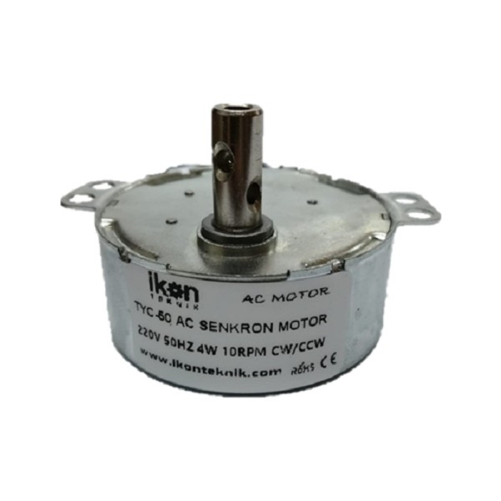 Ikon Elektrikli Şömine Motoru, Ac Senkron Motor TYC50 10 Rpm 4W, Viyol Motoru, TYC50 10RPM Cw/ccw Elektrikli Mutfak Aletleri Fiyatı