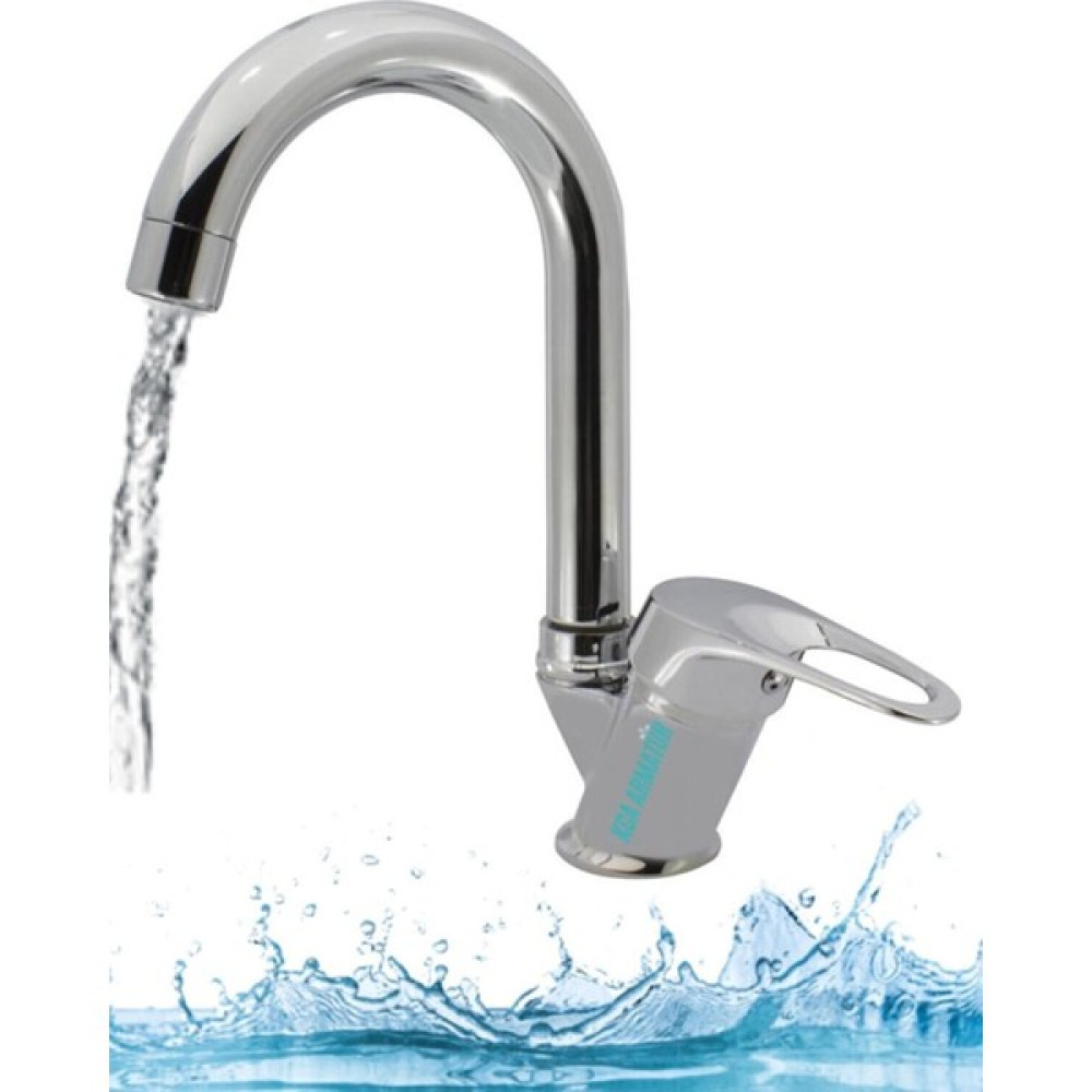 İksa Su Armatürleri Baston Borulu Banyo Lavabo Bataryası Musluğu Çift Su Girişli - Krom Bataryalar & Musluklar Fiyatı