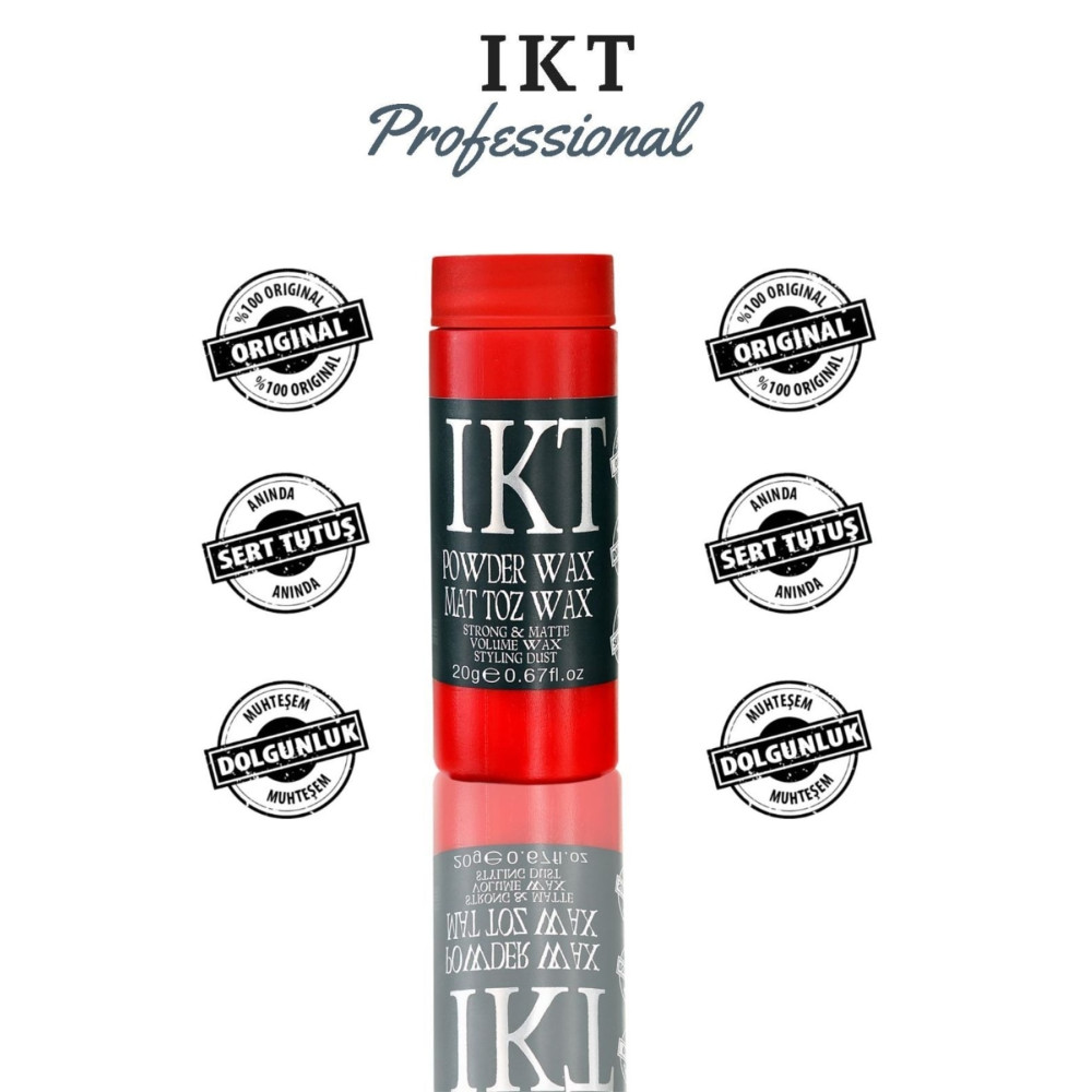 IKT Professional Powder Wax Mat Toz Wax 20g Saç Şekillendirici Krem Fiyatı