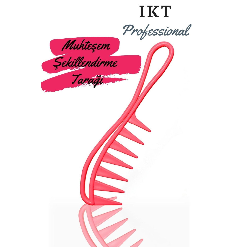 IKT Professional Saç Şekillendirme Tarağı Pembe Saç Fırçası ve Tarağı Fiyatı