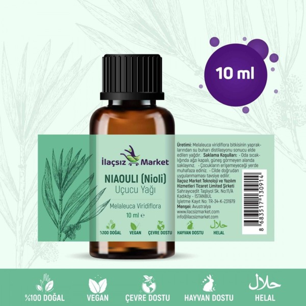 Ilaçsız Market Nioli Yağı / 10 ml Nemlendiriciler Fiyatı
