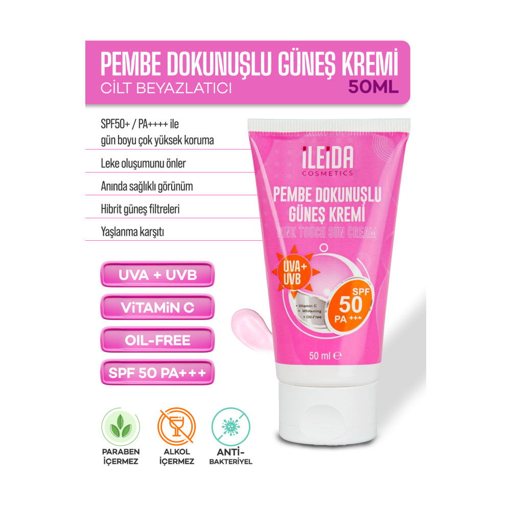 İLEİDA Güneş Kremi Leke Karşıtı Ve Yüksek Koruma Spf 50 Güneş Kremleri ve Losyonları Fiyatı