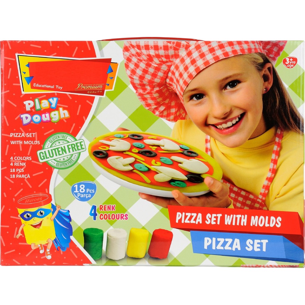 İleri Grup Glutensiz Pizza Oyun Hamuru Seti - Kırmızı Oyun Hamuru & Kil Fiyatı