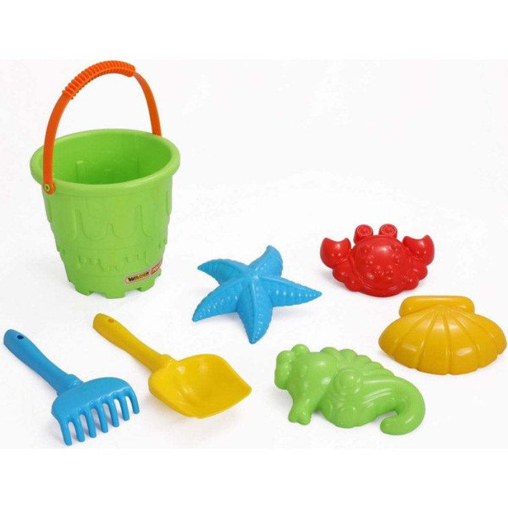 İleri Toys Büyük Kova, Kürek,tırmık, Deniz Canlıları Kum Kalıpları - Yeşil Açık Hava, Deniz ve Spor Oyuncakları Fiyatı