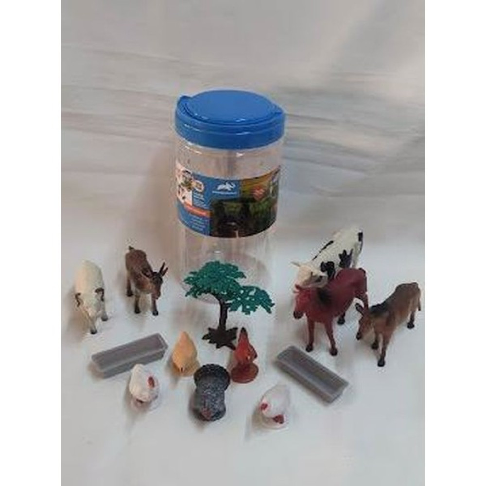 İleri Toys Kovalı Çiftlik Hayvanları Seti - Sarı Oyuncak Fiyatı
