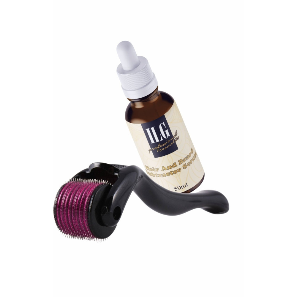 ILG KOZMETİK Saç Ve Sakal Çıkarıcı Set 50 ml + Dermaroller Saç Bakım Maskeleri & Serumlar & Spreyler Fiyatı