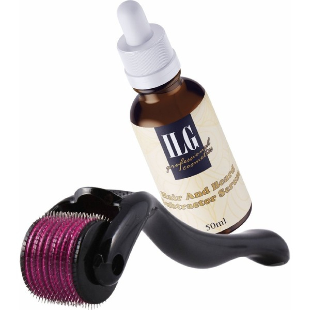 ILG Saç ve Sakal Çıkarıcı Set 50 ml + Dermaroller Saç Bakım Maskeleri & Serumlar & Spreyler Fiyatı