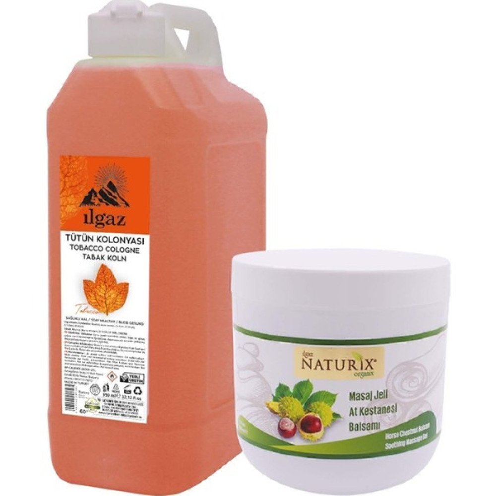 Ilgaz 1000 ml Geleneksel Bidon Tütün Kolonyası + Naturix At Kestanesi Balsamı 500 ml At Kestanesi Masaj Jeli Oto Boyaları Fiyatı