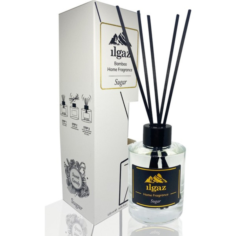 Ilgaz Home Fragrance Bambu Çubuklu Şeker Oda Kokusu Kalıcı Sugar Oda Parfümü 120 ml Ortam Kokusu Oto Boyaları Fiyatı