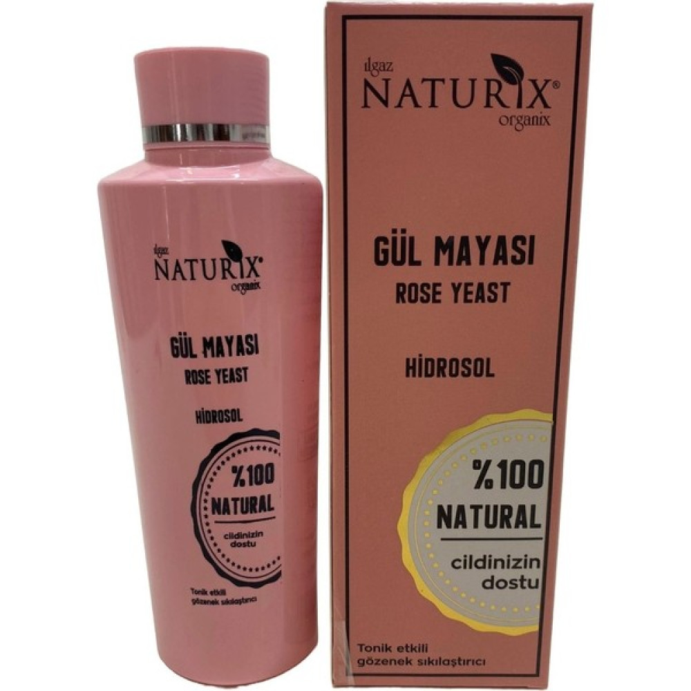 Ilgaz Naturix Organix Naturix %100 Doğal Akne Önleyici Gül Mayası Hidrosol Sıkılaştırıcı Tonik Cilt Temizleme ve Peeling Fiyatı