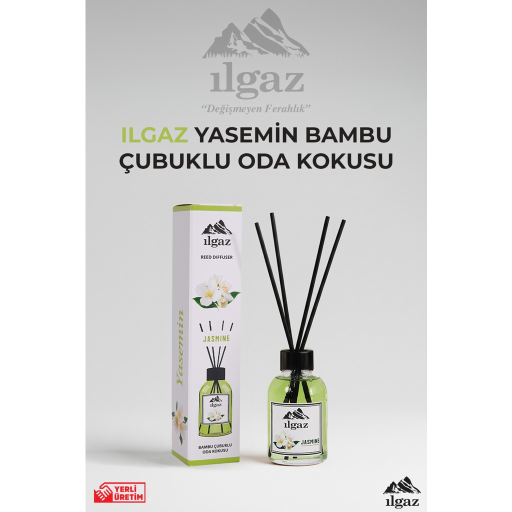 Ilgaz Yasemin Bambu Çubuklu Oda Kokusu 110 ml Sakinleştirici Etkili Doğal Parfüm Parfümler Fiyatı