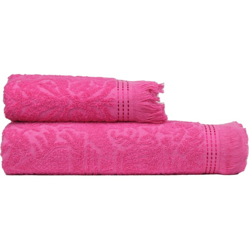 Ilgın Home Ilgın Home Saçaklı Banyo Havlu Takımı - Pembe - 70 x 140 cm Banyo Havlusu Fiyatı