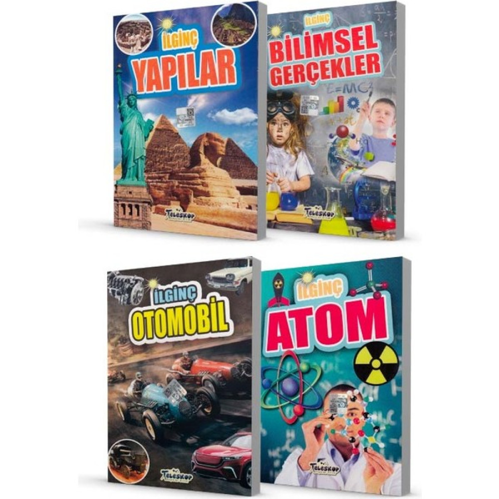 İlginç Bilgiler Serisi 2 - 4 Kitap Çocuk Öykü Fiyatı