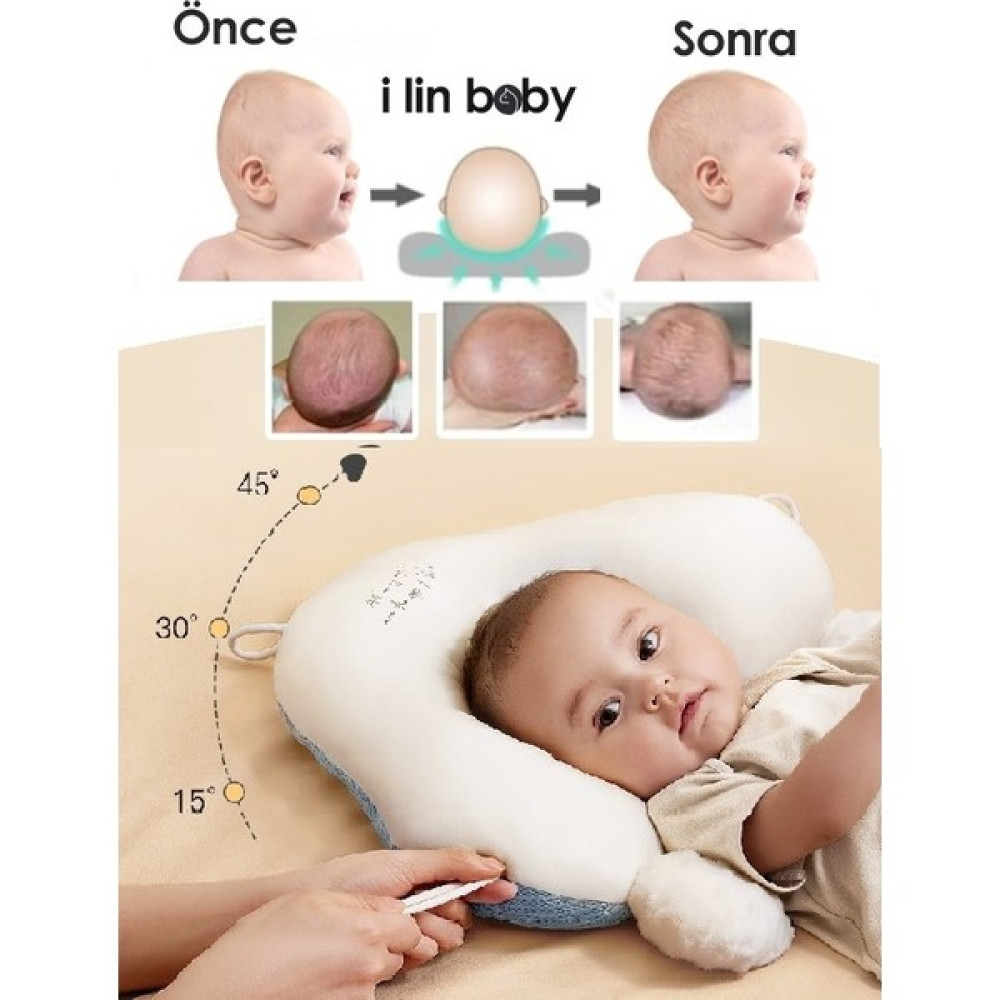 İlin Baby I Lin Baby Düz Kafa Yastığı, Ayarlanabilir Konfor Yastığı, Bebek Kafa Yastığı, Bebek Yastığı - 35 x 45 cm Bebek Yastığı-Kılıfı Fiyatı