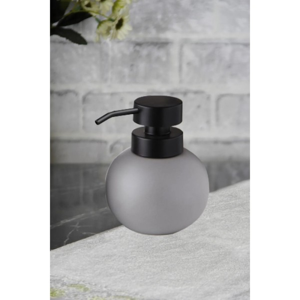 İliva Tombul Stoneware Sıvı Sabunluk - Gri Sabunluk Fiyatı