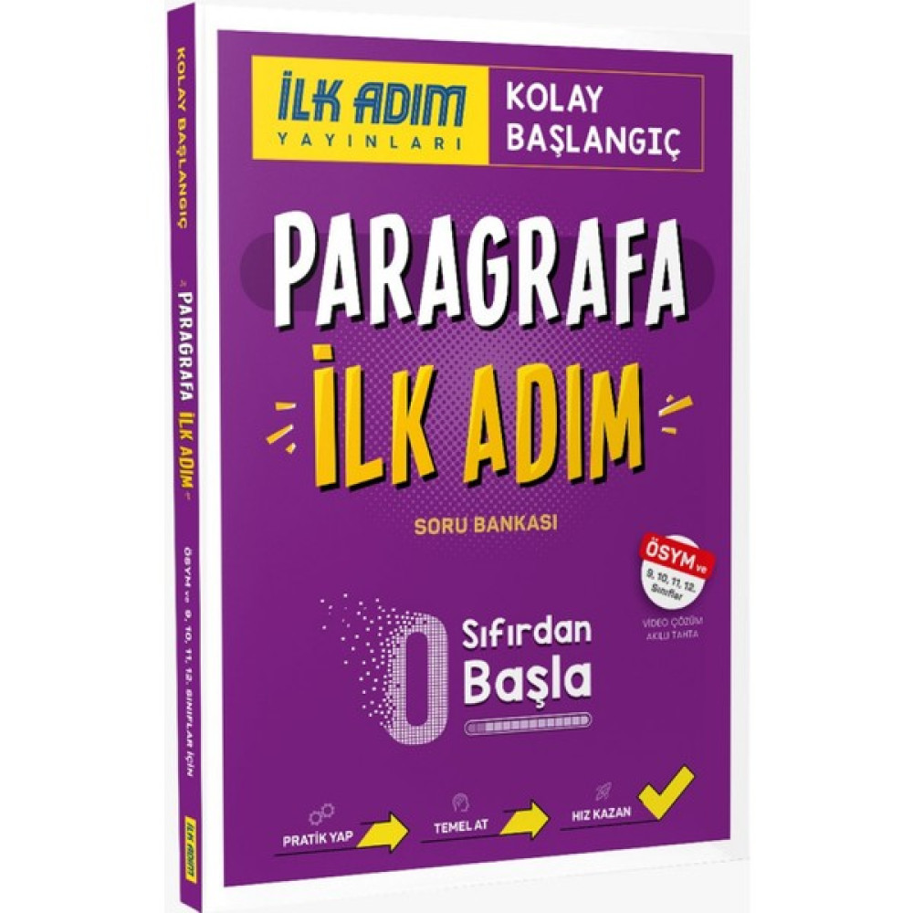 Ilk Adım Yayınları Paragrafa Ilk Adım Temel Yeterlilik Testi (TYT) Fiyatı