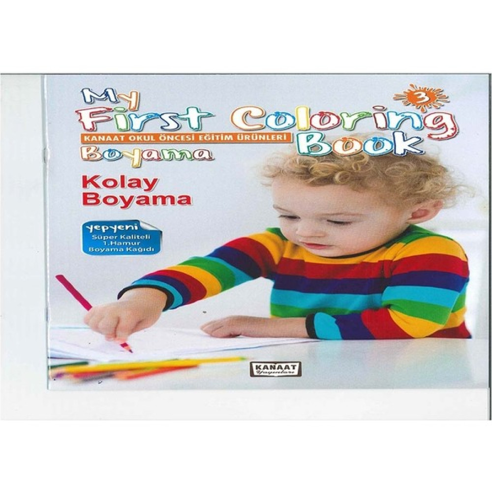 İlk Boyama Kitabım 3 Aktivite & Eğitici Kitaplar Fiyatı
