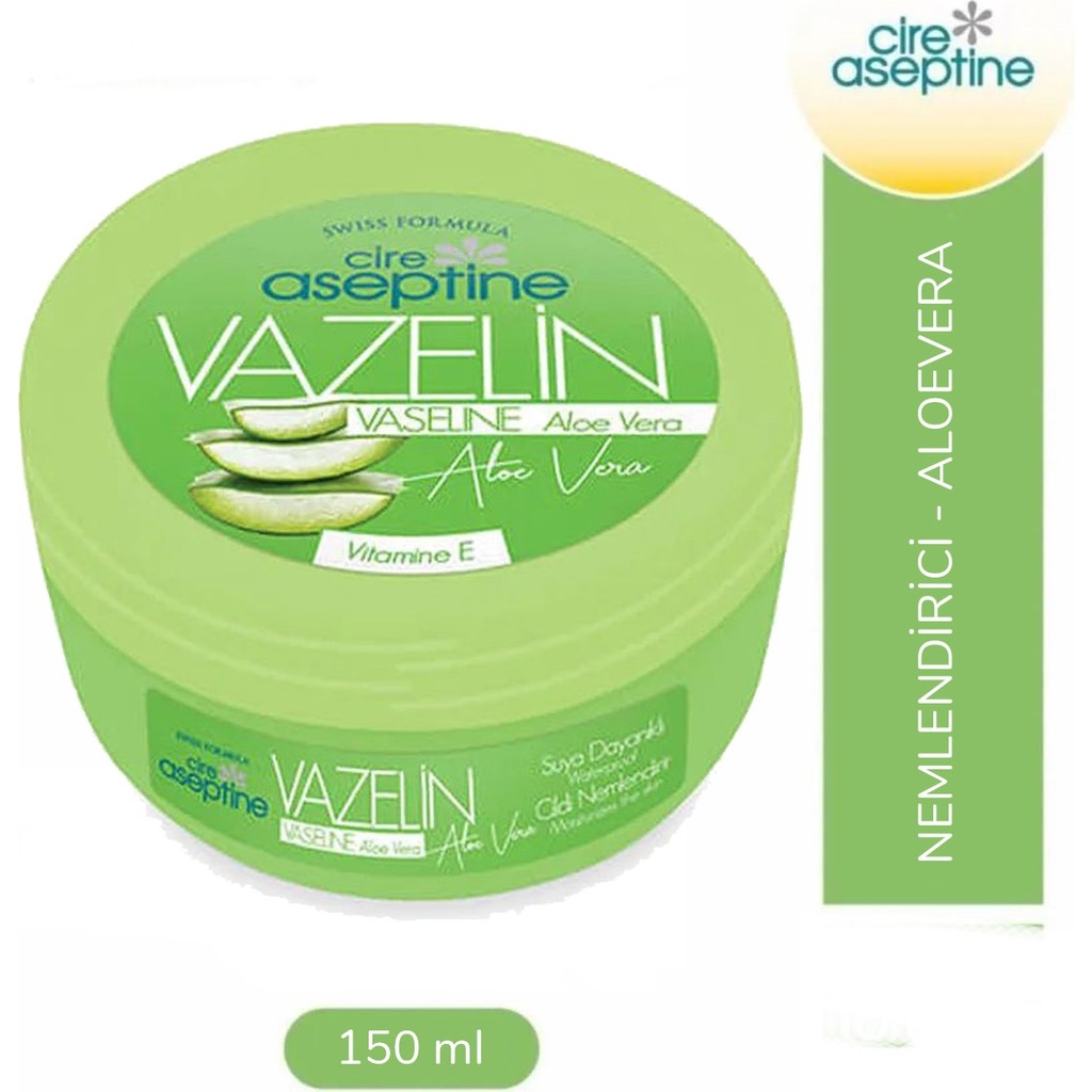 İlk El Grup Ieg™ Cire Aseptine Vazelin Aloe Vera 150 ml Diğer Fiyatı