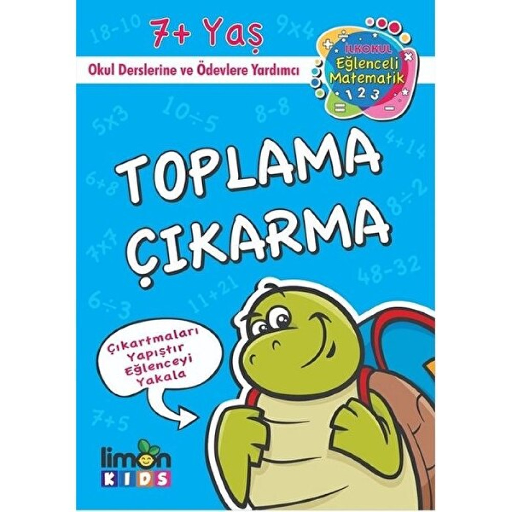 İlk Okul Eğlenceli Matematik Çıkartmalı Toplama Çıkarma Okul Öncesi Eğitici & Öğretici Kitaplar Fiyatı