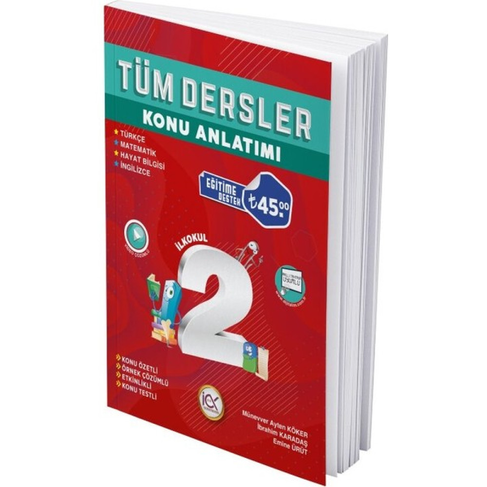 Ilk Önce Yayıncılık 2. Sınıf Tüm Dersler Konu Anlatımı Kaynak Kitapları Fiyatı