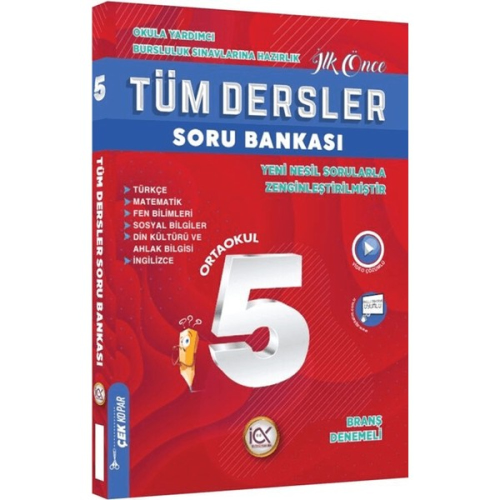 İlk Önce Yayıncılık 5. Sınıf Tüm Dersler Soru Bankası Eğitim Setleri Fiyatı