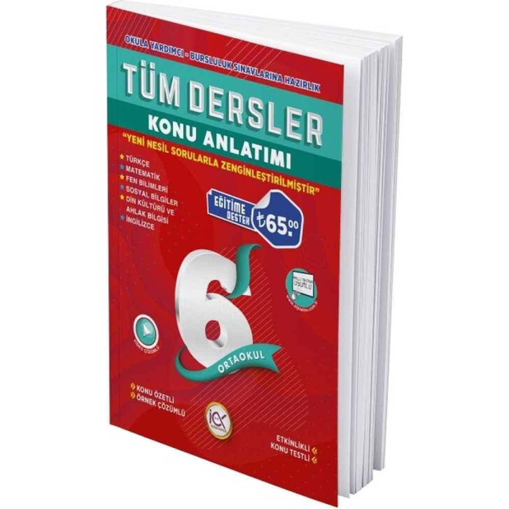 İlk Önce Yayıncılık 6. Sınıf Tüm Dersler Konu Anlatımı 2023 Kaynak Kitapları Fiyatı