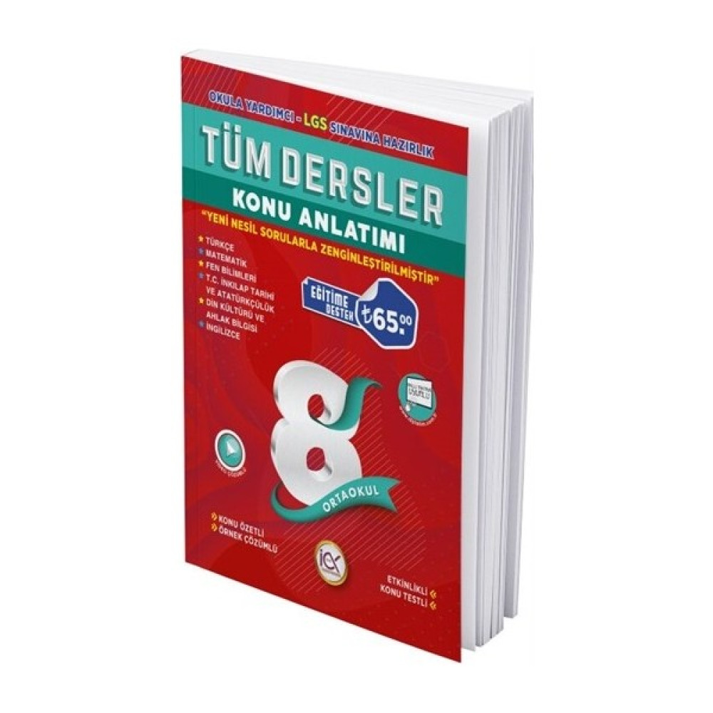İlk Önce Yayıncılık 8. Sınıf Lgs Tüm Dersler Konu Anlatımı 2023 Kaynak Kitapları Fiyatı