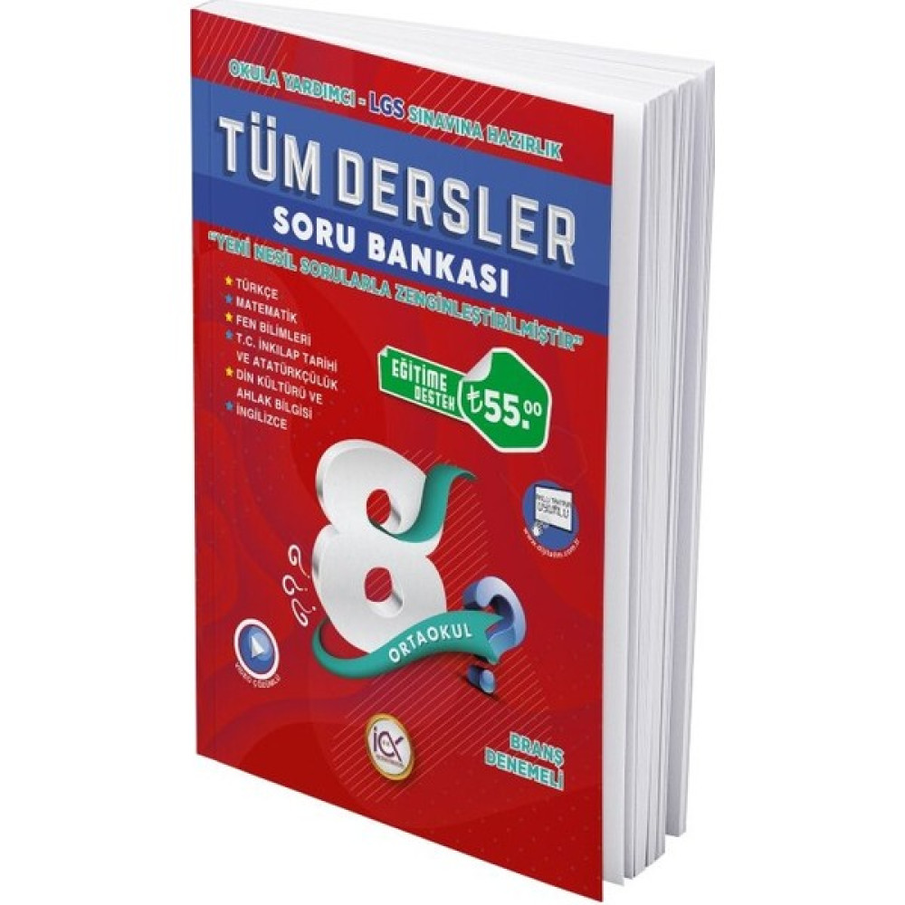 İlk Önce Yayıncılık 8. Sınıf Lgs Tüm Dersler Soru Bankası 2023 Kaynak Kitapları Fiyatı