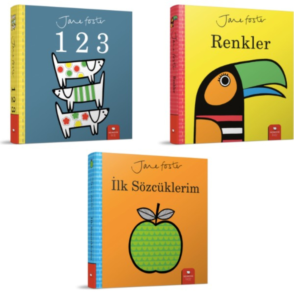 İlk Sözcüklerim - Renkler - 1 2 3 - Jane Foster 3 Kitap Set Okul Öncesi Eğitici & Öğretici Kitaplar Fiyatı