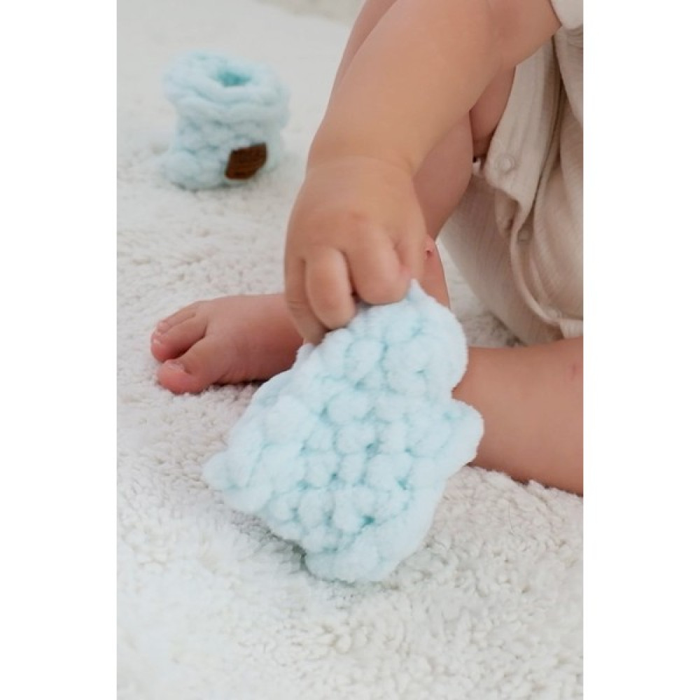 Ilkbahar Bebek Ayakkabısı Şirin Süslü Yeni Doğan Panduf Çorap Alize Puffy Mavi Yeşil Su Yeşili 0-3m Oeko Tex Sertifika By Tosbiq Baby Made In Turkey Bebek Ayakkabısı Fiyatı