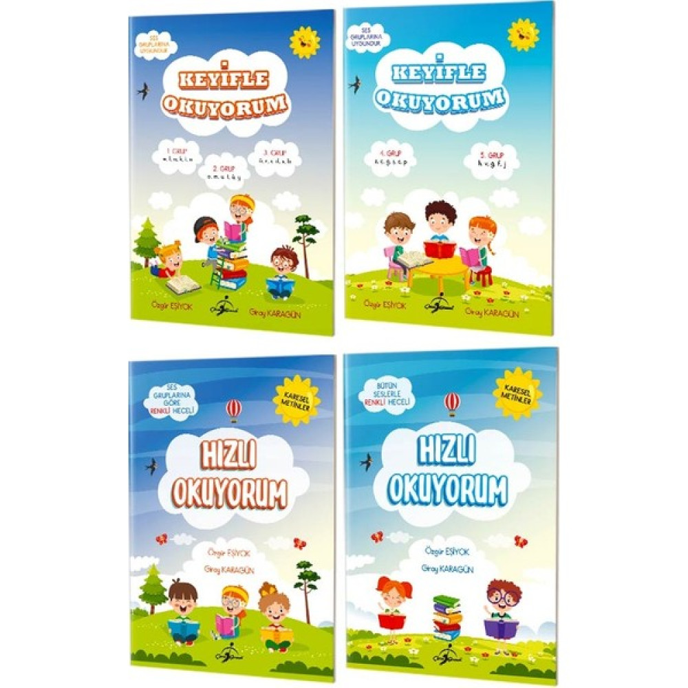 Ilkokul Için Kolay ve Hızlı Okuma Seti - 4 Kitap Çocuk Öykü Fiyatı