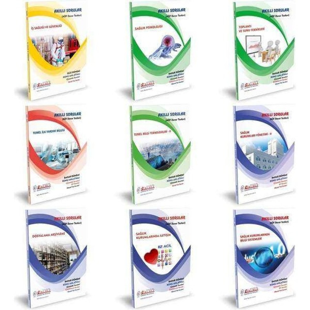 İlkumut Yayıncılık AÖF Tıbbi Dokümantasyon ve Sekreterlik 1. ve 2. Sınıf Bahar Dönemi 2. ve 4. Dönem Konu Soru Yeni Açıköğretim Kitapları ve Setleri Fiyatı
