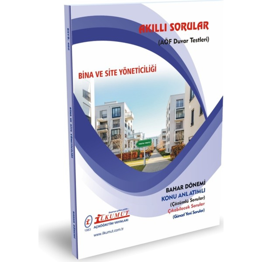 İlkumut Yayınları - Bina ve Site Yöneticiliği Açıköğretim Kitapları ve Setleri Fiyatı