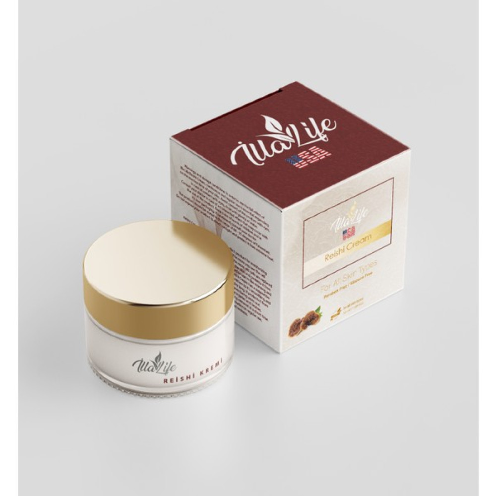 İlla Life Reishi Mantarı Kremi 50mL Sivilce & Güneş İzlerine Reishi Cream 50mL Anti-Aging / Yaşlanma Karşıtı Fiyatı