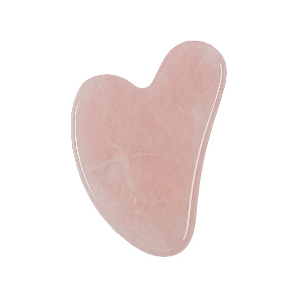 İlterus Doğaltaş Pembe Kuvars Kalp Gua Sha Yüz Masaj Aleti Masaj Cihazları Fiyatı